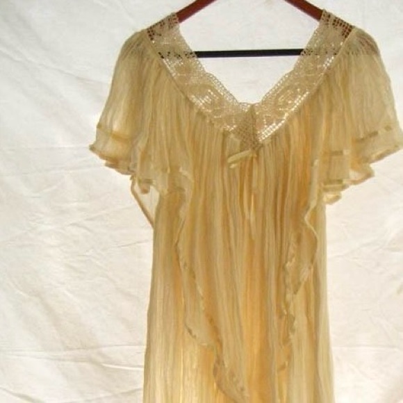 Mexican V Neck Mini Dress Blouse - Picture 5 of 5